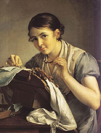 Vasily Tropinin The Lace Maker,